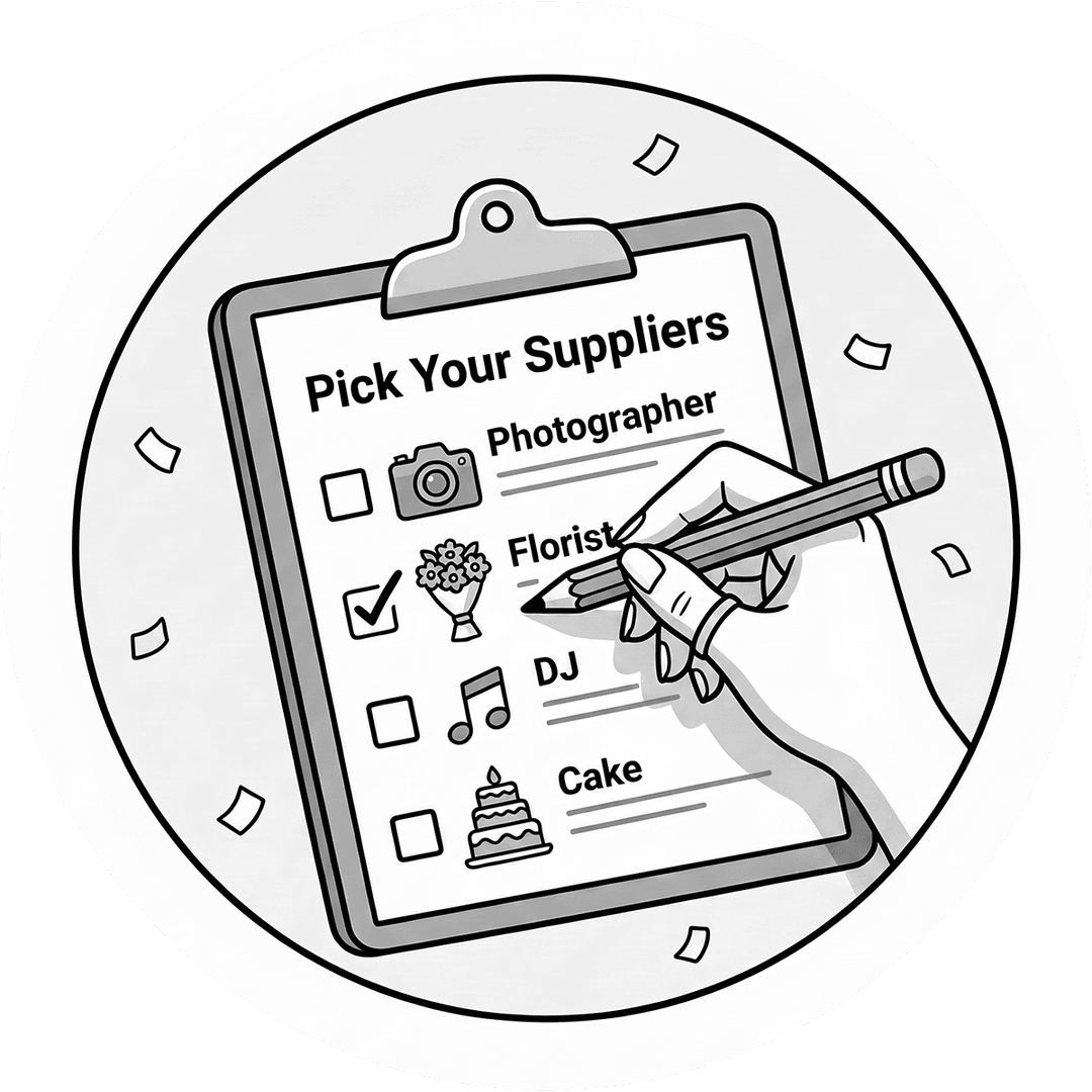 Pick your suppliers